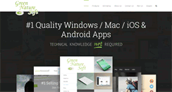 Desktop Screenshot of greennaturesoft.com